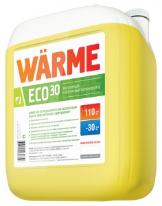 Теплоноситель Warme Eco 30, канистра 10 кг