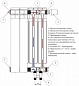 Биметаллический радиатор Rifar Base Ventil 350 - 4 секции