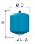 Мембранный бак Reflex Refix DE 12 для систем водоснабжения, 10 бар / 70°C, 280х310 мм, G ¾