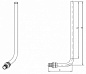 Трубка из нержавеющей стали  для подключения радиатора, Г-образная 16/250, Rehau  Rautitan 