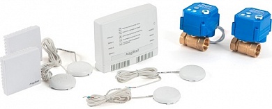 Беспроводной комплект защиты от протечки воды AquaBast Квартира 1/2”-RF